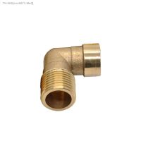 ◙ 1/2 BSP Male To 15mm ID Solder Cup 90 Degree Elbow Connector Brass End Feed Solder Plumbing Fitting For Air Condition