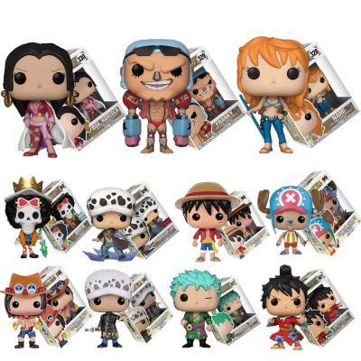 ZZOOI funko pop One Piece Figure Luffy chopper AISI Luo luffytaro Action Figure Collection Model Toys Brinquedos For Christmas Gift