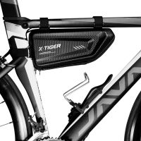 X-TIGER กระเป๋าจักรยานท่อด้านบนกรอบด้านหน้ากระเป๋ากันฝนความจุขนาดใหญ่ MTB Road SHELL กระเป๋าอุปกรณ์เสริมจักรยานกันฝุ่น