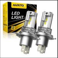 AUXITO 2ชิ้น12000Lm 9003 H4หลอดไฟลำแสงสูง/ต่ำไม่มีพัดลมไฟไฟหน้ารถจักรยานยนต์สำหรับ Cruze 3