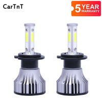 CarTnT 2PCS H7หลอดไฟ LED H4 H11 H8 H9 9005 9006 HB3 HB4 9012 9007ไฟหน้ารถ LED หลอดไฟ16000LM Auto ไฟหน้ารถ LED 12V 6500K