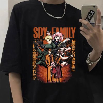 Anime Spy X Family T Shirt For Women Anya Forger Graphic Print Tees Yor Forger Loid Forger Clothes 100% Cotton Gildan