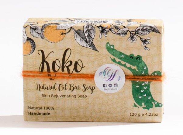 ogl-organic-library-สบู่น้ำมันธรรมชาติ-โคโค่-koko-natural-oil-bar-soap-120g