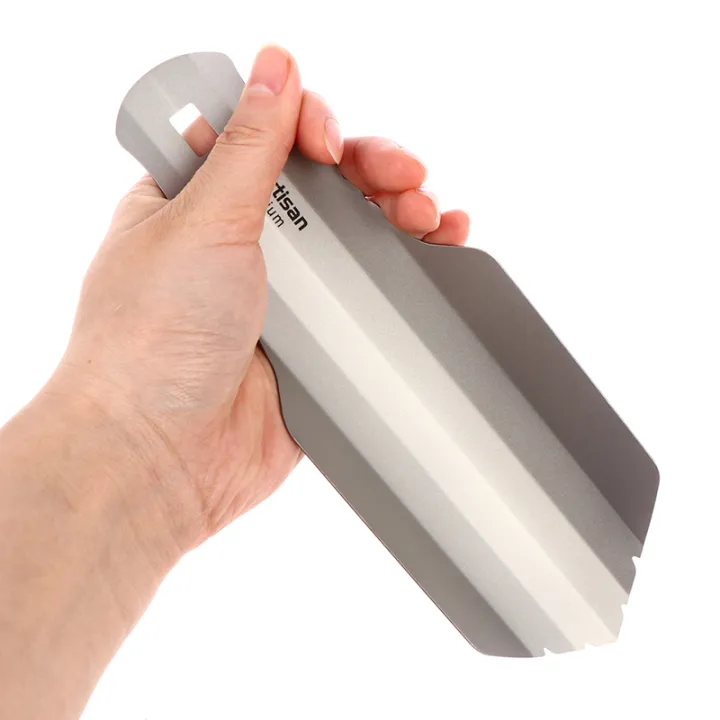 Pure Titanium Ultralight Backpacking Potty Trowel Outdoor Compact Poop