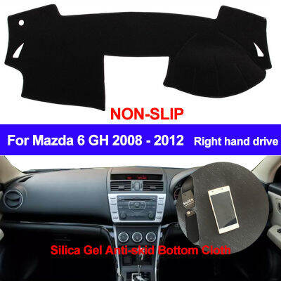 Car Dashboard Cover Dash For Mazda 6 GH 2008 2009 2010 2011 2012 Dash Mat DashMat Silicone Non-Slip Sun Shade Dashboard Cover