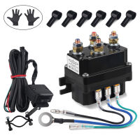 Universal 12V 250A Electric Winch Relay Wireless Remote Control Relay Control System Wire Combination Kit For A U