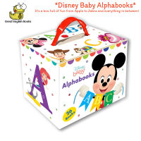(In Stock) พร้อมส่ง *ลิขสิทธิ์แท้* Disney Baby Alphabooks หนังสือเล่มเล็กจำนวน 26 เล่ม Import from US