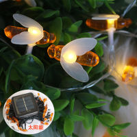 Classic Factory Direct Supply led Bee Solar-Powered String Lights Wholesale Outdoor Courtyard Holiday Decoration