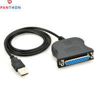 PANTHON USB ที่จะ DB25เครื่องพิมพ์แบบขนานสายเคเบิลอะแดปเตอร์ชายกับคอนเนคเตอร์ตัวเมียสำหรับเดสก์ท็อปพีซี็ปท็อปสำหรับเมาส์ Mac Windows