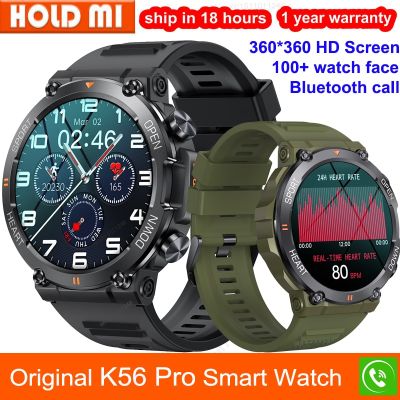 ZZOOI New K56 Pro Smart Watch Men Bluetooth Call Sport Tracker 400mAh Long Standby 1.39 Inch 360*360 HD Screen Outdoors Smartwatch