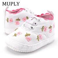 【hot】！ Baby Shoes Floral Embroidered Soft Prewalker Walking Toddler Kids free shipping