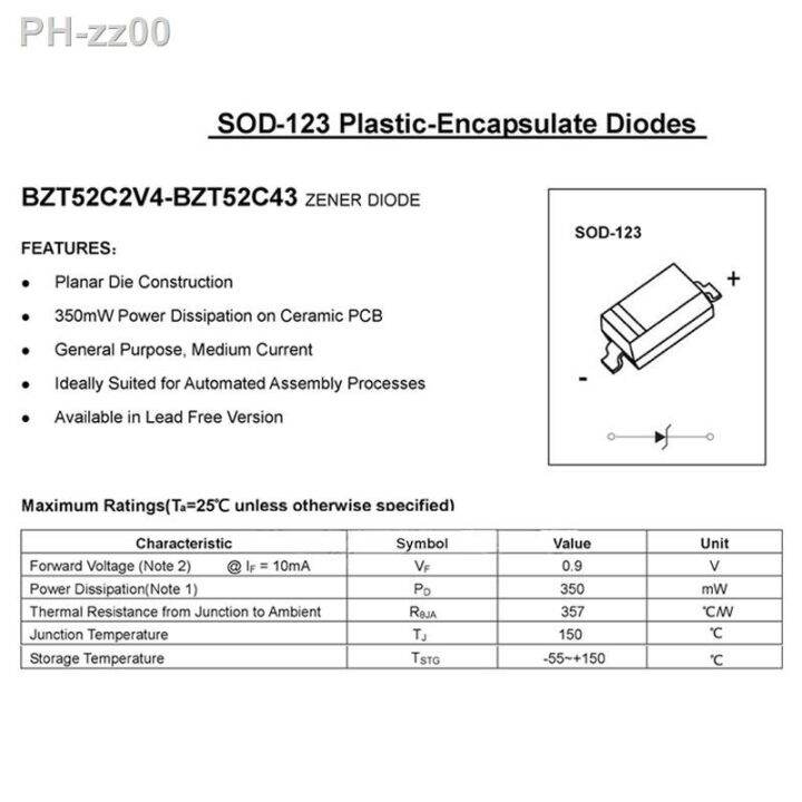 lz-100pcs-smd-zener-diode-sod-123-bzt52c11-wg-bzt52c12-wh-bzt52c13-wi-bzt52c15-wj-bzt52c16-wk-bzt52c18-wl-bzt52c20-wm-bzt5222-wn