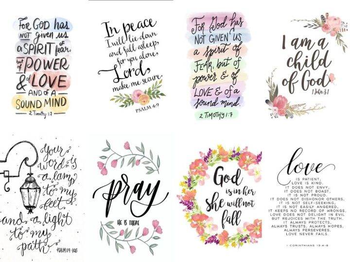 Laminated Home Wall Decor Bible Verse, Quotes 4 (A4 Size) | Lazada PH