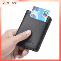 VJMHGS ธุรกิจ หนัง PU บัตรเครดิต คลิปหนีบเงินแบบพับ ที่ใส่บัตรประชาชน กระเป๋าหนังสั้น กระเป๋าสตางค์ผู้ชาย