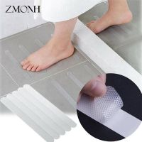 ☊☂ 24pcs Anti-Slip Strips Shower Floor Stickers Bath Safety Strips Transparent Non Slip Tape For Bathtubs Stairs