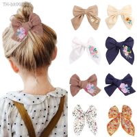 ❣✿✷ Solid Hair Bow Hairpins Women Embroidery Hair Clips Barrettes Bowknot Hairpin Hair Accessories Girls Flower Bow Hair Barrettes