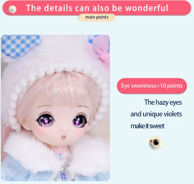 DOLLS DREAMFAIRY1ST GERAÇÃO14 BJD Anime Style Doll De 16 Polegadas Doll  Junto De Bola Conjunto Completo Inclui Roupas De Roupas Kawaii Para Meninas  MSD 230427 De $412,79