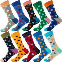 10 pair pack Men women couples lovers socks new arrival rhombus animal christmas cartoon fruit food dot cotton happy socks