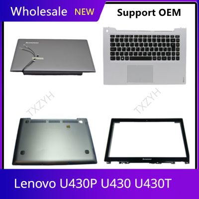 New Original For Lenovo U430P U430 U430T Laptop LCD back cover Front Bezel Hinges Palmrest Bottom Case A B C D Shell