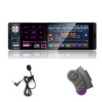 Podofo 4.1"Car Radio 1Din Touch Screen Bluetooth Autoradio RDS USB AUX MP5 Video Player MP3 Auto Audio Stereo Support Microphone