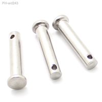 Anti-corrosion M12 M14 304 Stainless Steel Axis Pin Roll Flat Head Cylindrical Pin With Hole Locating Pins