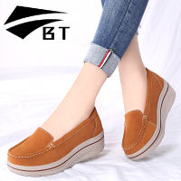 BT รองเท้าเสริมส้นสำหรับเวอร์ชันผู้หญิงเกาหลีเพิ่ม Wedges ขนาดใหญ่ผู้หญิงขนาดรองเท้า35-42