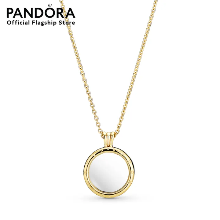Pandora lockets logo necklace Clearance