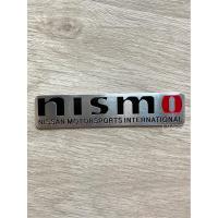 โลโก้NISMO อะลูมิเนียมบาง ขนาด12x2.6cm.