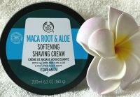 THE BODY SHOP Maca Root &amp; Aloe Softening Shaving Cream FOR MEN 200 ml.