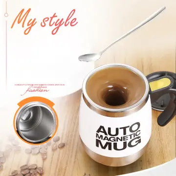 1pc USB Rechargeable Magnetic Electric Mug Self Stirring Mugs