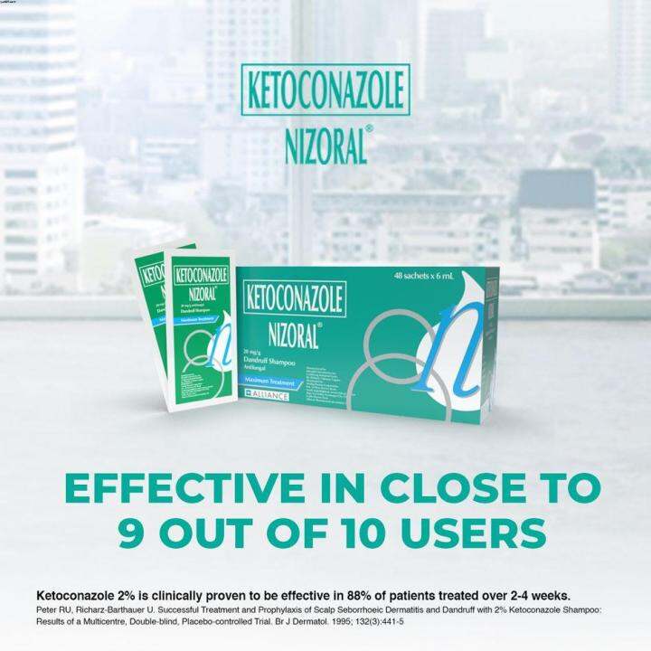 body wash shampoo for cat shampoo for baby Nizoral Dandruff Shampoo 6ml One (1) PIECE ONLY