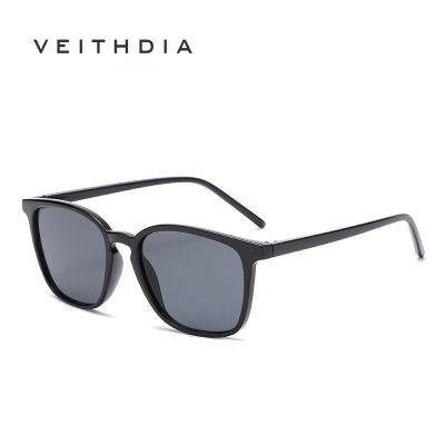 VEITHDIA Kacamata Gaya Retro สี่เหลี่ยมแว่นกันแดดเรียบง่ายแฟชั่นใหม่สำหรับผู้ชายและผู้หญิง S21207