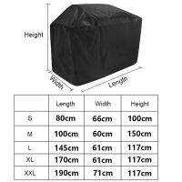 DETER CAPITAL60DE1แบบพกพากันน้ำ Heavy Duty Anti-UV Fire Pit Cover บาร์บีคิว Protector กลางแจ้ง BBQ Cover Garden Patio Grill Cover