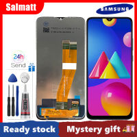 Salmatt หน้าจอแสดงผลจอ LCD แบบดั้งเดิมสำหรับ Samsung Galaxy M03S A03S หน้าจอสัมผัสแอลซีดีเครื่องอ่านพิกัดประกอบสำหรับ Samsung Samsung Galaxy M03S A03S SM-A037F SM-A037F DS SM-A037M SM-A037G จอแสดงผล LCD SM-A037U