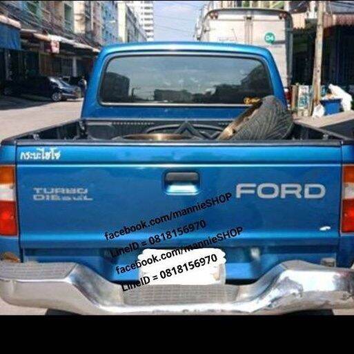 สติ๊กเกอร์แบบดั้งเดิมติดท้ายรถ-ford-ranger-คำว่า-ford-และ-turbo-diesel-ติดรถ-ฟอร์ด-แต่งรถ-sticker-ford-turbo-diesel-หายาก-อย่างดี