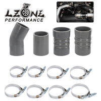 Turbo Intercooler CAC รองเท้า Clamps Kit สำหรับ Ford F250 F350 6.0L ดีเซล 2003-2007 Intercooler BOOT &amp; CLAMP ชุดอัพเกรด-serfgfdtr