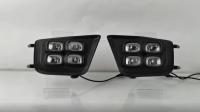 รถ LED DRL Daytime Running Light Daylight สำหรับ Mazda CX-5พร้อมไฟเลี้ยวสีเหลือง