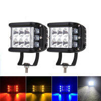 ไฟ LED ทำงาน60W Strobe รถ Offroad A รถบรรทุกเรือ Side Shot Pod แฟลชเตือนหมอก12V 24V ไฟเสริมโคมไฟ Accessorie