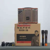 Loa Karaoke Di Động Mini TEMEISHENG GD 0639. Có đầy đủ các cổng kết nối và các chức năng thông dụng cho việc nghe nhạc..