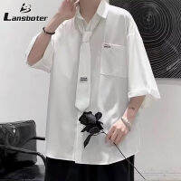 Lansboter เสื้อแขนสั้นแจ๊คเก็ตแขนสั้นดูเหนือกว่า