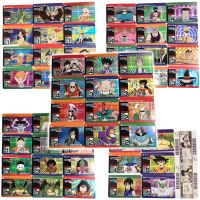 【LZ】hbv195 DIY 54Pcs/set Dragon Ball Foil Cards Role Full Picture Book Battle Saiyan Goku Vegeta Character Anime Game Collection Toys