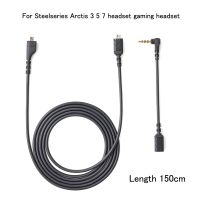 Replacement Sound Card Audio Cable for Steelseries Arctis 3 5 7 Headphone Audio Adapter Cable Converter Line Cord