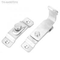 ♘₪✼  Brushed Stainless Steel 90 Degree Right Angle Door Bolt Latch Security Anti-Theft Sliding Door Hasp Lock For Home Hotel School