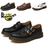 DR.MARTENS ดร. ของแท้ รองเท้าบูทมาร์ติน หนังวัวแท้ ข้อสั้น กันน้ํา เหมาะกับใส่ทํางานกลางแจ้ง สไตล์คลาสสิก สําหรับผู้หญิง