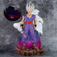 Dragon Ball Peripheral White God Sun Gohan Cloak Edition ตุ๊กตาเรืองแสงตกแต่งกล่องโมเดลรูป