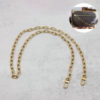 suitable for LV Retro Box Bag Ancient Gold Chain Replacement Shoulder Strap Underarm Messenger Antique Copper Bag Chain Strap