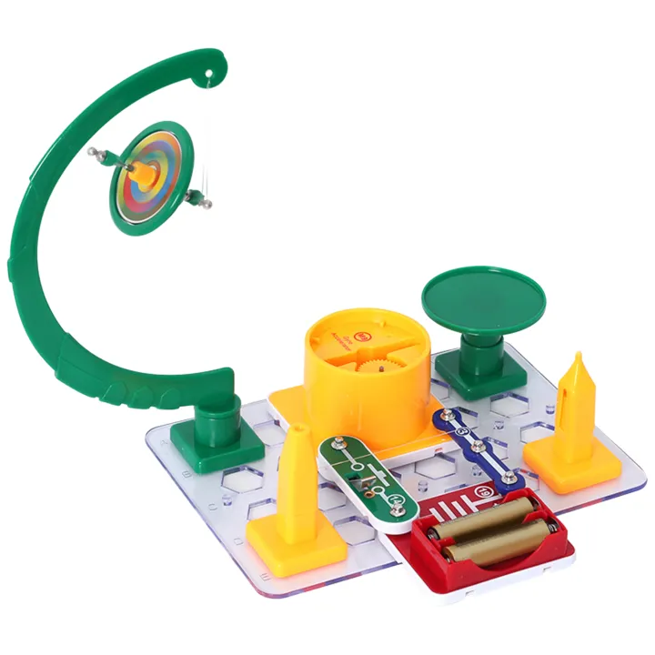 microgood 18Pcs/Set Physics Gyroscope Toy Assembled Educational