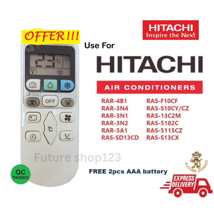 HITACHI Air Conditioner Remote Control with Free Battery Lazada