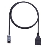 ‘；。【’； Car Aux Audio Input Media Data Wire To USB Adapter 4 PIN Plug For Subaru Forester Legacy FR80 82 MR52 PR43 Radio Connector