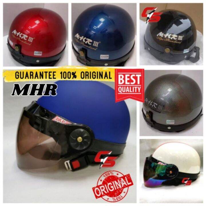 MHR III Original Helmet half cut steng kura (packing in box ) Visor 3 ...